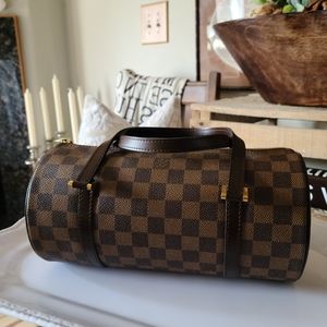 Louis Vuitton Papillon 26 Damier Ebene Handbag